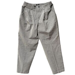 VTG LEE CASUALS Houndstooth Slim Tapered Pants Balloon Pleated Size‎ 12 Petite